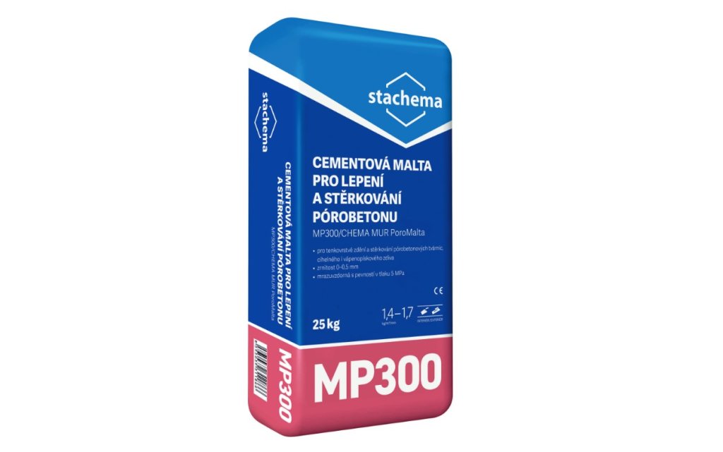 Stachema MP300 CHEMA MUR POROMALTA Murovacia malta na pórobetón 25 kg