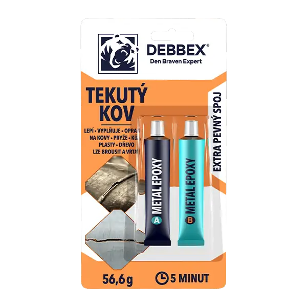 Debbex Epoxy metal Tekutý kov 56,6 g