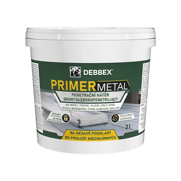 Den Braven Penetračný náter PRIMER METAL 3 L