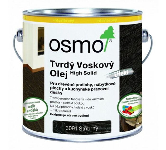 Osmo TVRDÝ VOSKOVÝ OLEJ EFEKT Dekoratívna finálna povrchová úprava tmavého dreva 