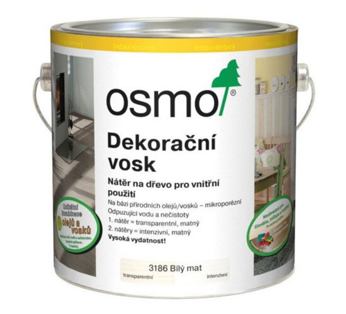 Osmo DEKORAČNÝ VOSK INTENZÍVNY Pigmentový základný náter pre drevené povrchy