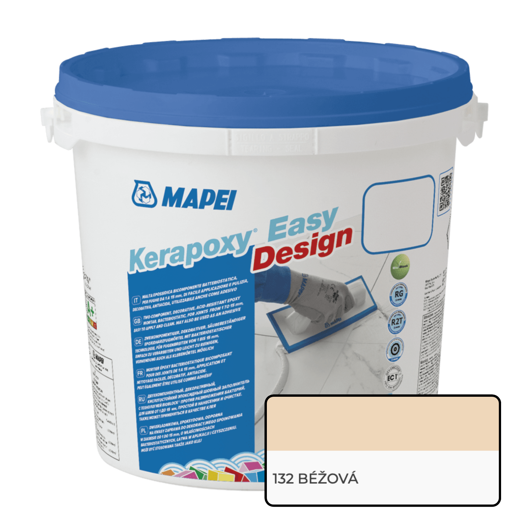 Mapei Kerapoxy Easy Design 2K Epoxidová škárovacia hmota 3 kg 132 Béžová