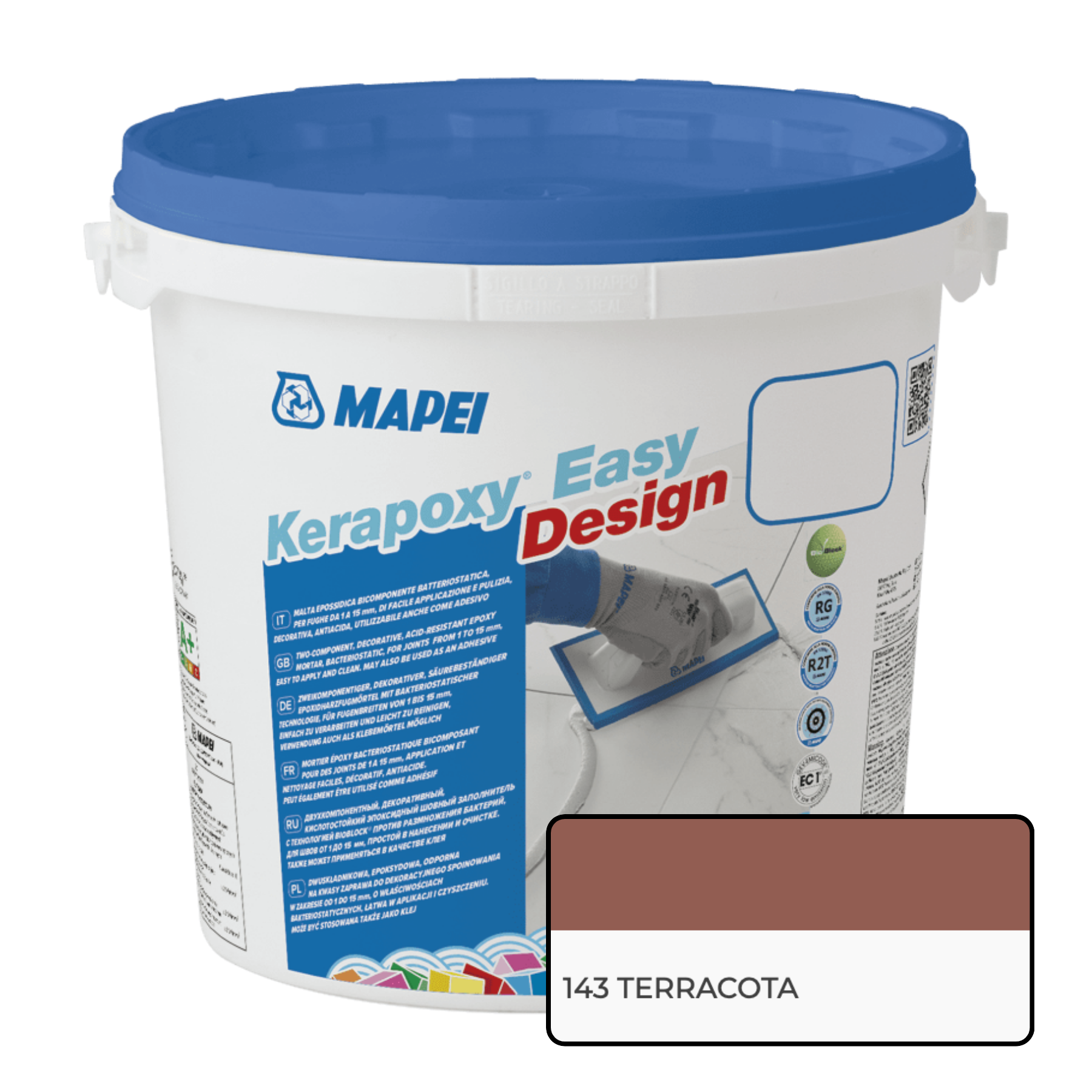 Mapei Kerapoxy Easy Design 2K Epoxidová škárovacia hmota 3 kg 143 Terracota