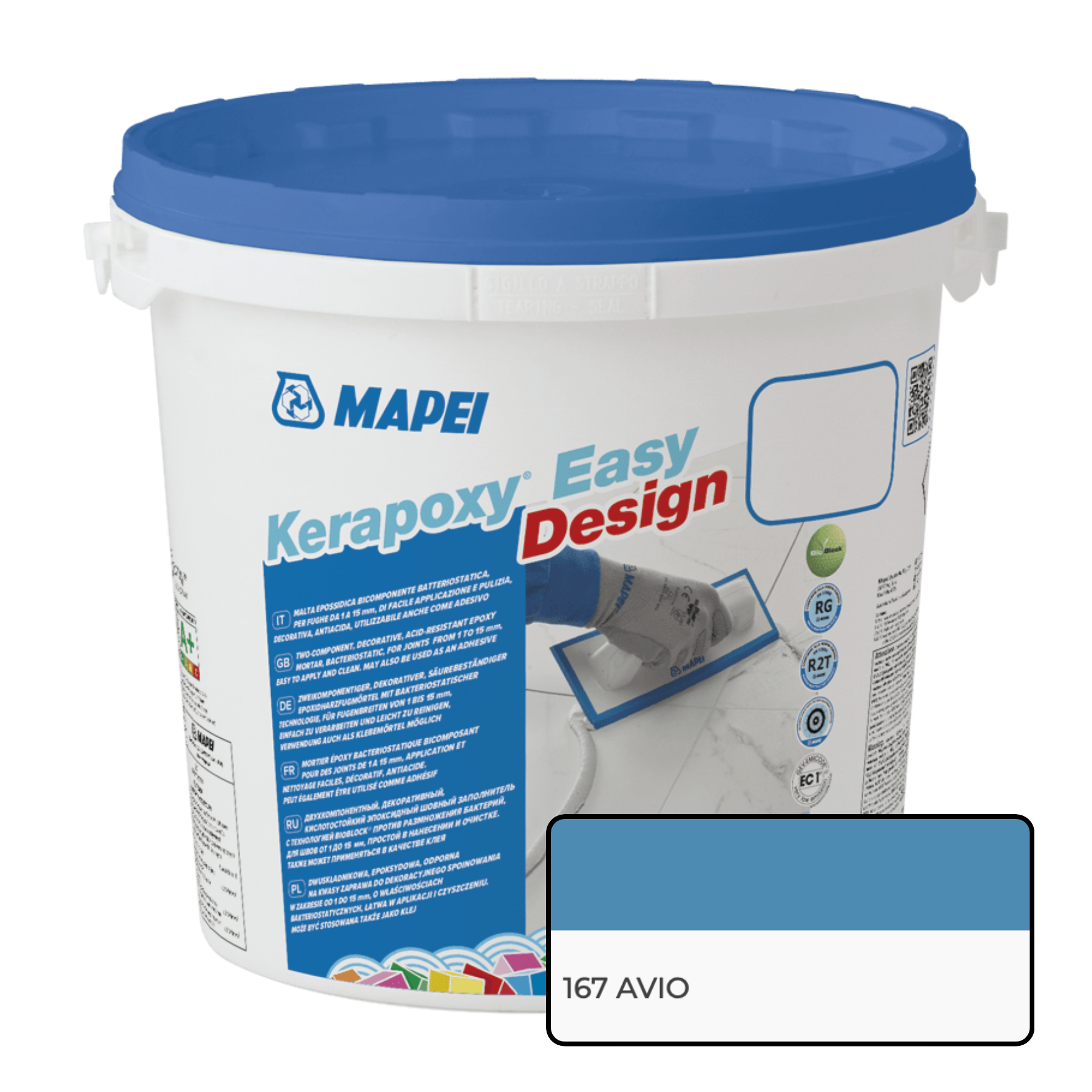 Mapei Kerapoxy Easy Design 2K Epoxidová škárovacia hmota 3 kg 167 Avio