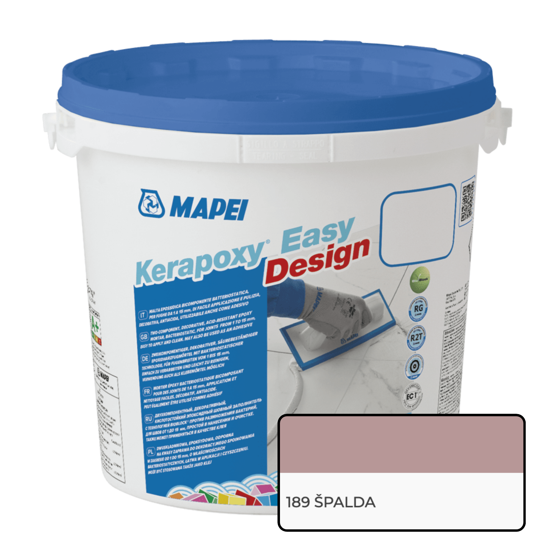 Mapei Kerapoxy Easy Design 2K Epoxidová škárovacia hmota 3 kg 189 Špalda